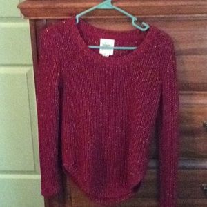 Scoop neck sweater